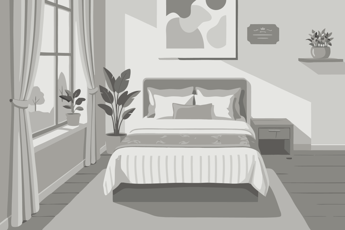 Bunk Bed in Female Dormitory Room with Shared Bathroom